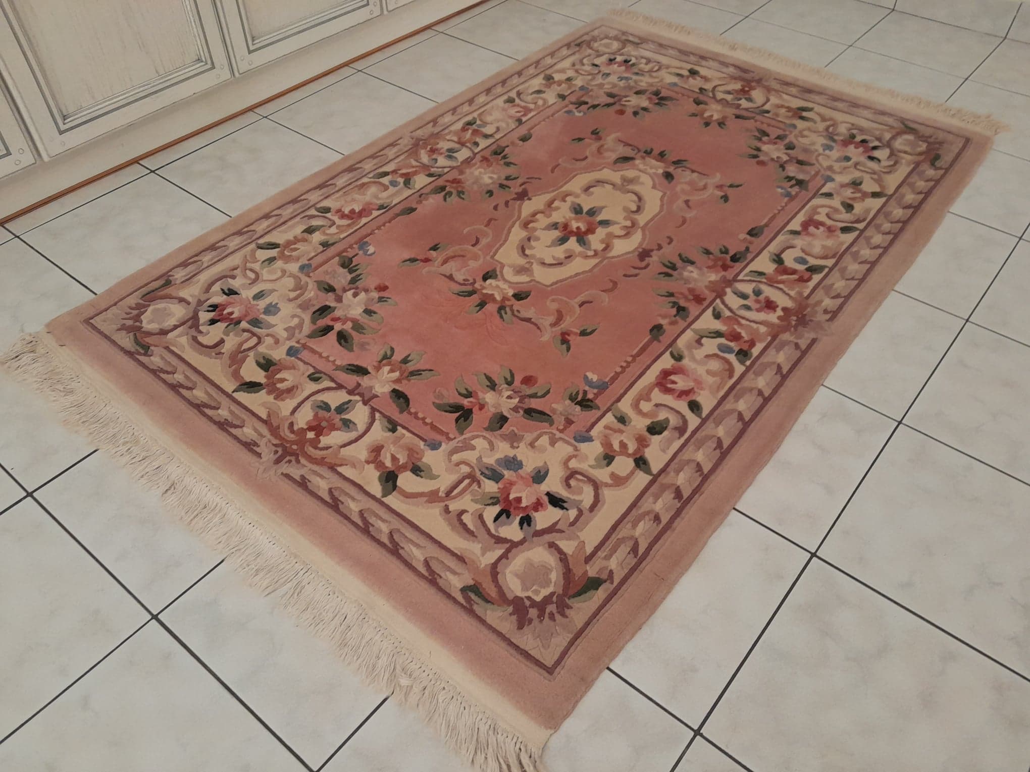 Chinese carpet style Aubusson handmade 186x123cm