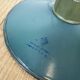 Industrial Petrol Enamel Military Pendant Lamp with Cast Aluminium Top