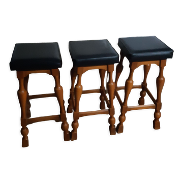 Tabourets de bar 1960 ilse möbel mid-century