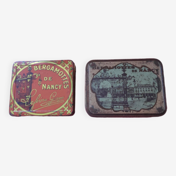 Set of 2 vintage Bergamot boxes from Nancy