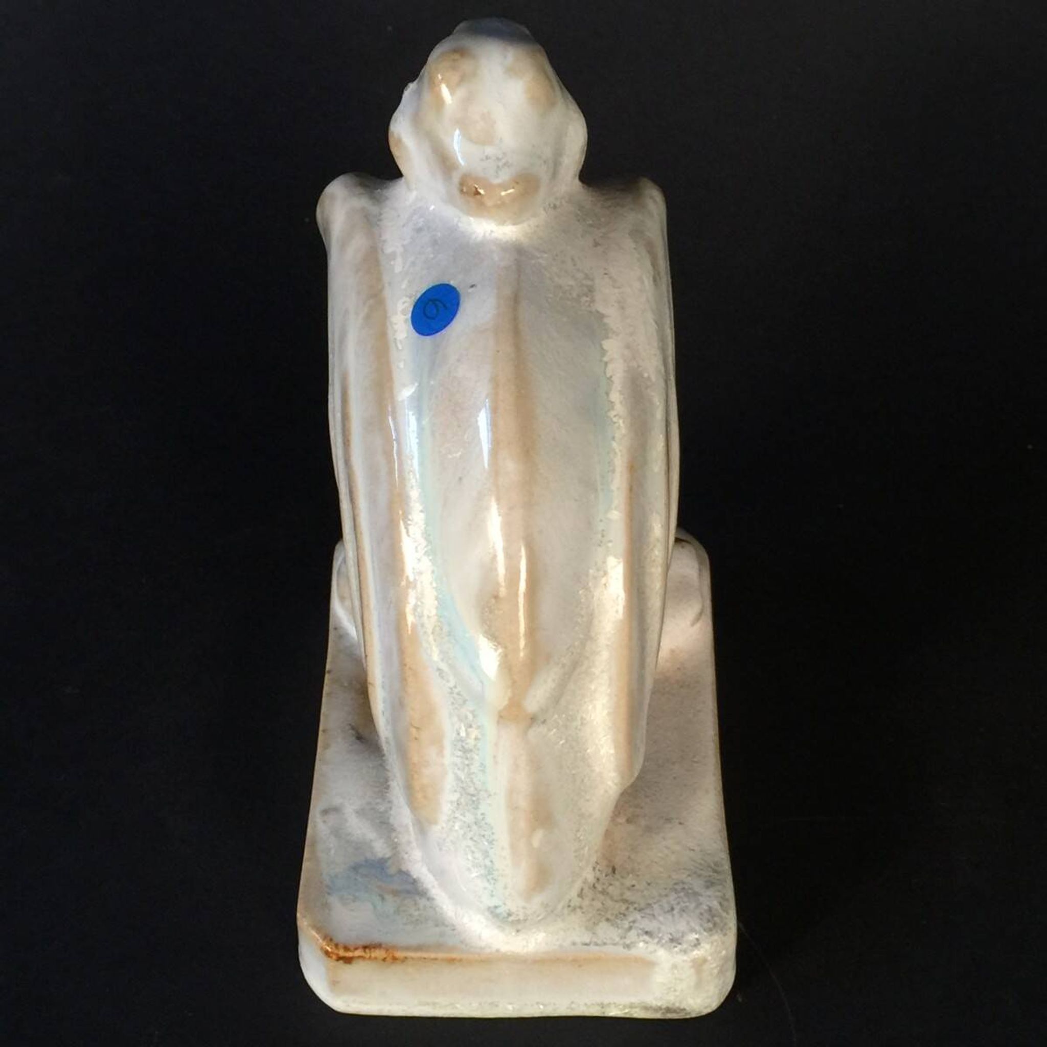 Roger Guerin - Stylised Pelican - Art Deco sculpture in sandstone (from Bouffioulx)