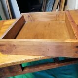 Small desk with 1 drawer in solid wood.