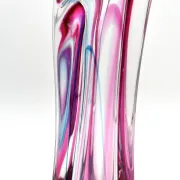 Large Crystal Vase Max Verboeket Kristalunie Maastricht 32cm 1.6kg