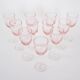 Set of wine glasses, French design, 1970s, made in France