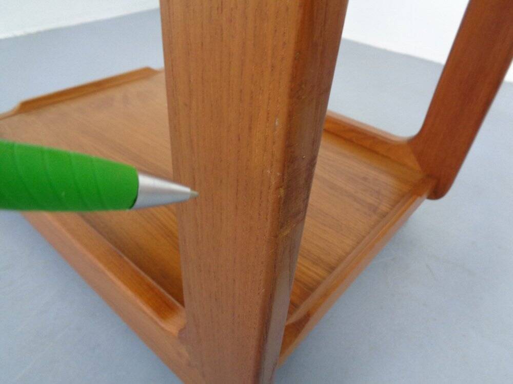 Danish Teak Serving Cart, 1960s