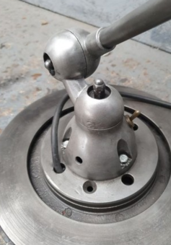 Jielde lamp five arms patina graphite