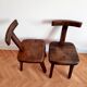 Pair of brutalist chairs by Olavi Hanninen, 1950s