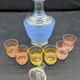 Liqueur alcohol service Aperitif Digestive Kitchen Tableware Blue carafe