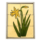 Wooden puzzle frame from the 1930s/40s depicting a daffodil.