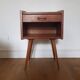 Vintage teak bedside table