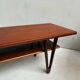 Large vintage Scandinavian teak coffee table by Kurt Østervig - 1950s