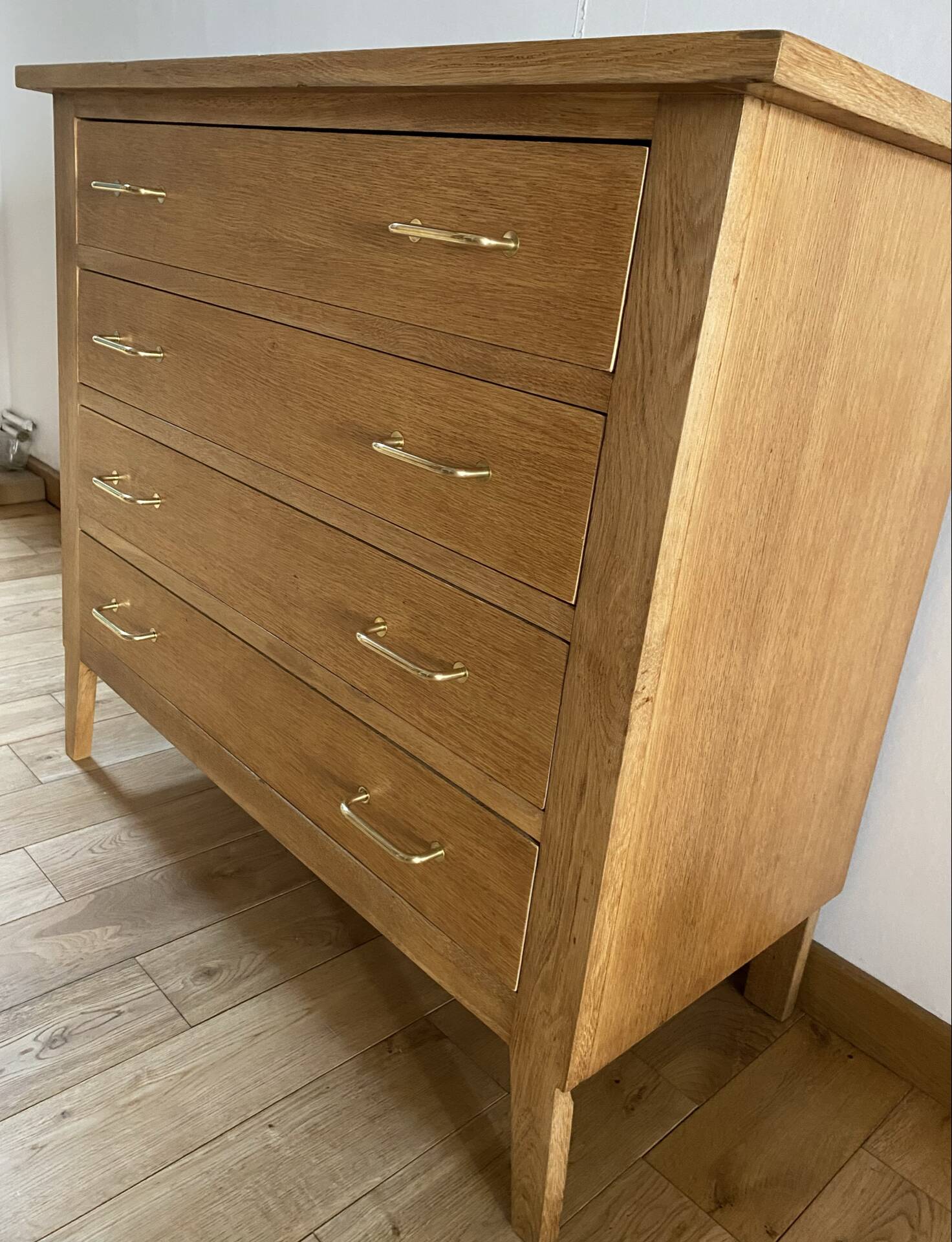 Commode années 50 en chêne clair