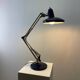 Blue desk lamp '67 G De Luxe' by Fase Madrid, Spain 1970