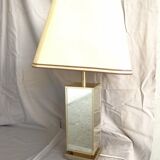 Brass and mirror 1970 editor desk lamp