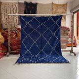 Berber rug in natural wool 2.5x1.5 m