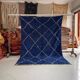 Tapis berbère en laine naturelle 2.5x1.5 m