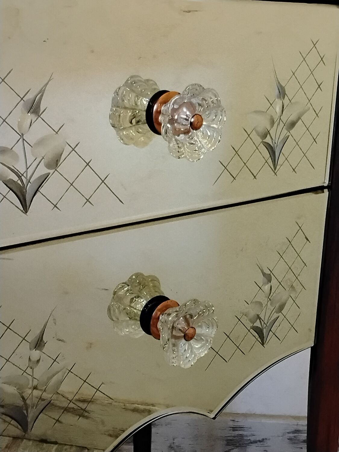 Art Deco Venetian style bedside table