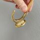 5 beautiful vintage coat hooks for your hallway, Denmark, estimated 1980s.