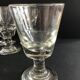 Suite de 4 verres anciens épais