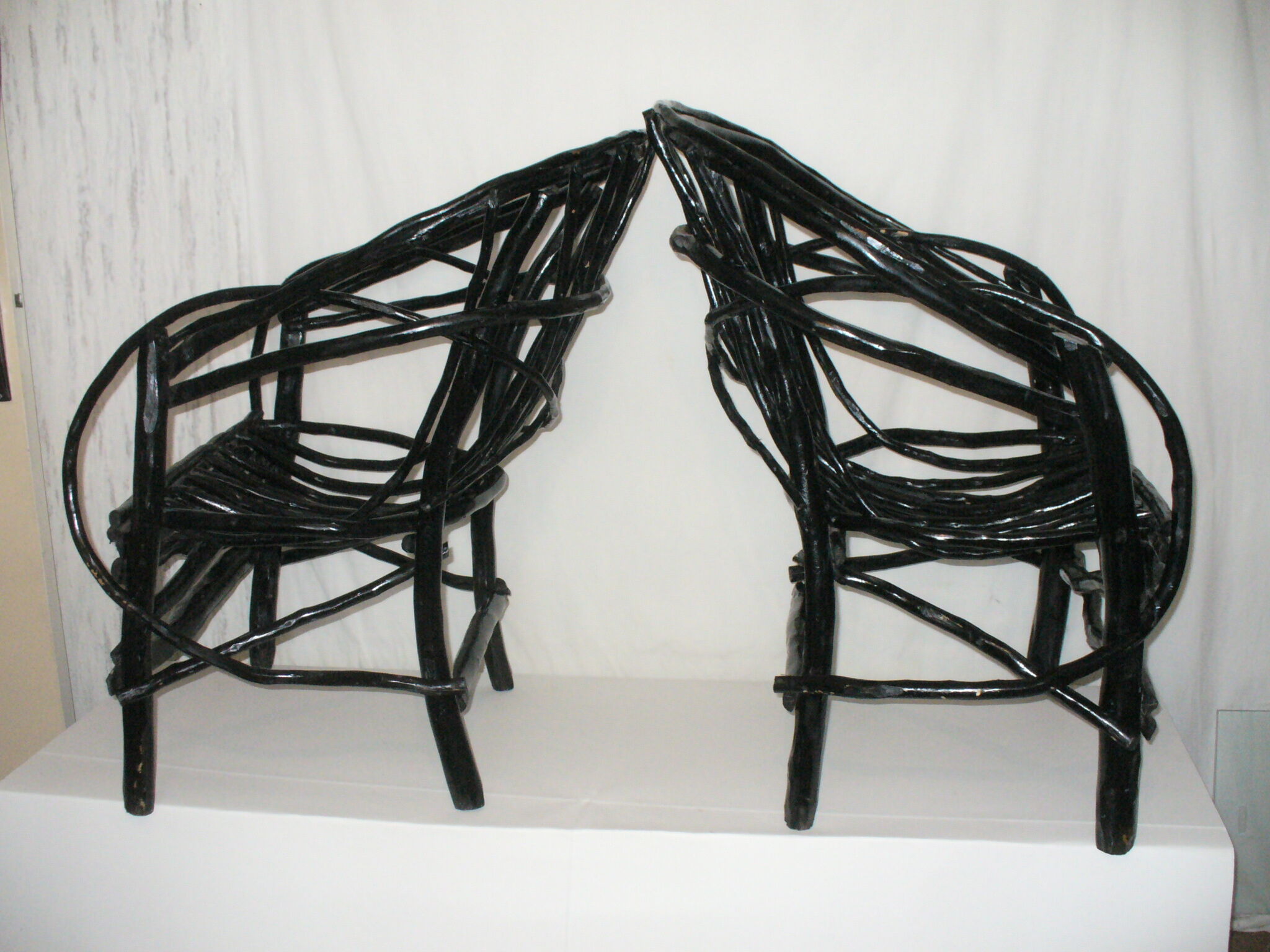 Paire de fauteuils de jardin  des années 50