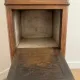 Antique wooden and marble chest of drawers.