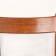 6 Danish chairs in teak and new skai, model 418 Arne Vodder 1960.