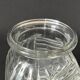 Art Deco geometric pattern glass hyacinth vase, 1930