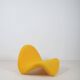 Yellow F577 Tongue designed by Pierre Paulin for Artifort