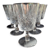 6 wine glasses – Cristallerie de Lorraine in Lemberg (1925-1997)