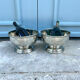 Champagne Cooler Buckets – Pedestal Wine Ice Bowls Banks Monogram