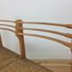 Wooden mulched modernist bench in 1950s