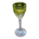 Baccarat Genova Double Chartreuse Green Crystal Liqueur Glass
