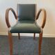 2 fauteuils de bridge assise cuir