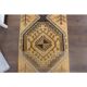1970s Vintage Turkish Oushak Handmade Wool Runner 72x303