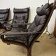 Ensemble de 4 Fauteuils et ottoman "Siesta" par Ingmar Relling