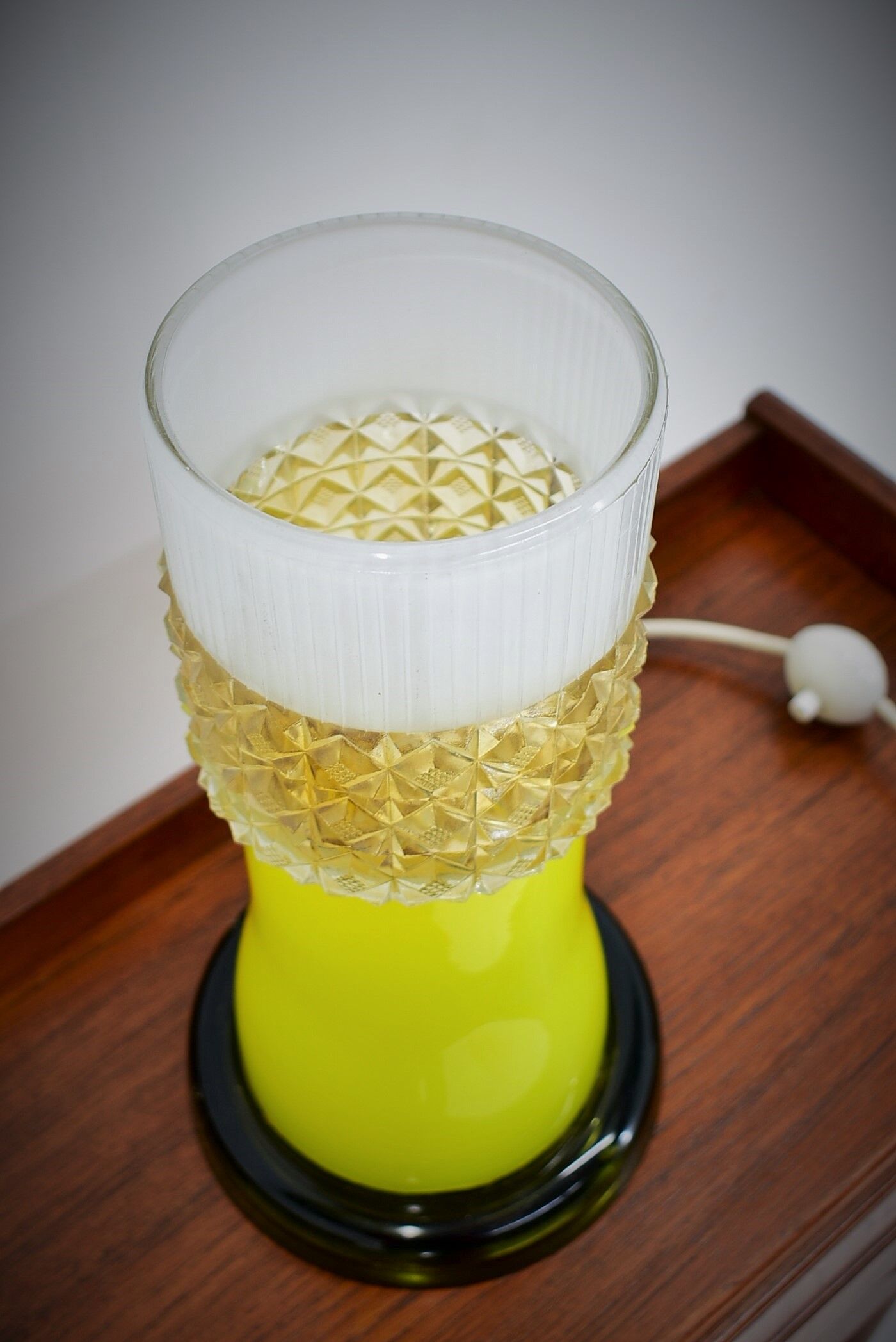 All Glass Table Lamp by Beleuchtungsglass Kombinat Görlitz, 1960s