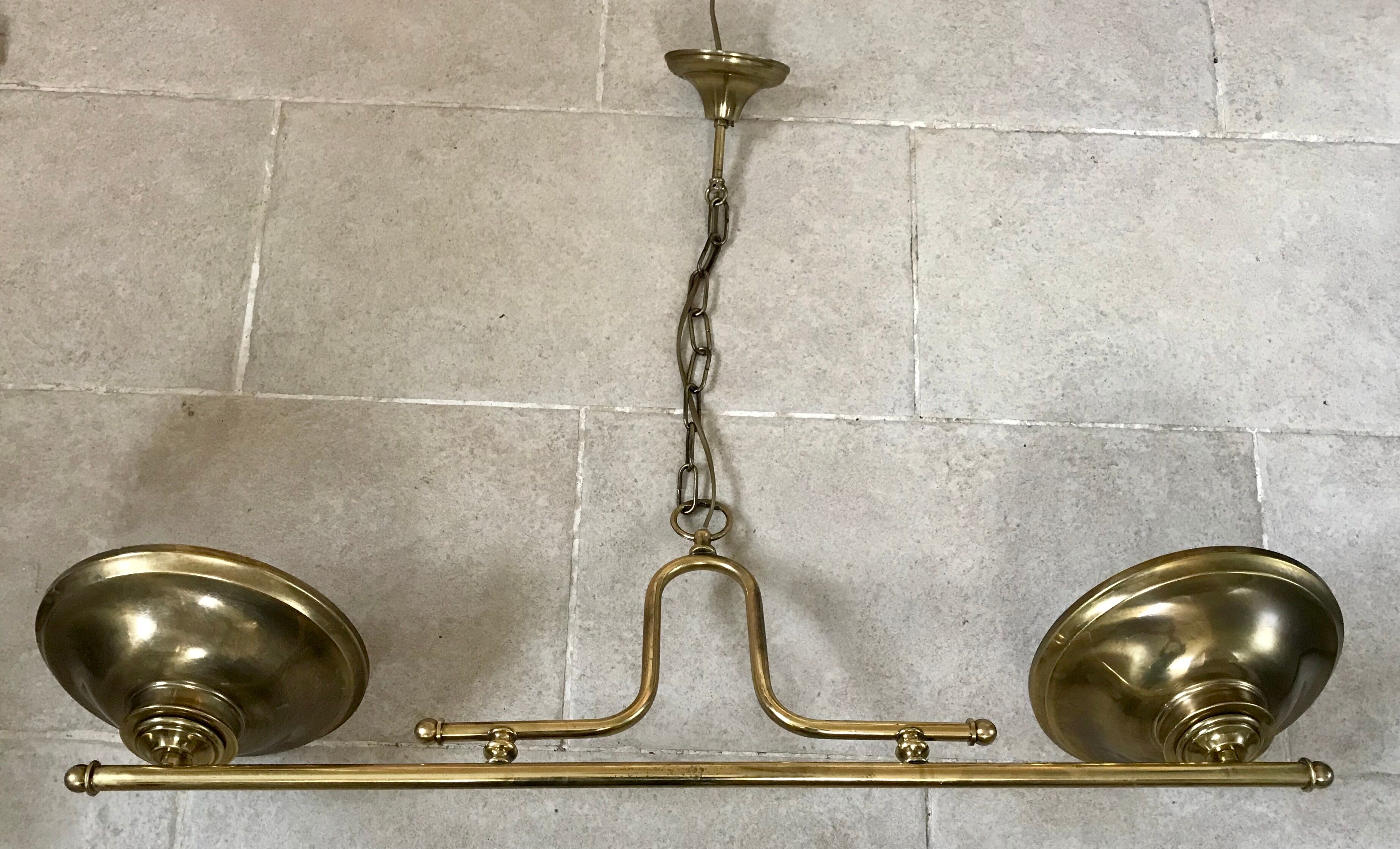 Vintage brass plafon