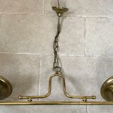 Vintage brass plafon