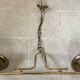 Vintage brass plafon