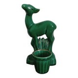 Poët-Laval ceramic fawn signed Jean Art-Déco