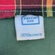 Vintage plaid folding low chair