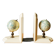 Pair of vintage globe bookends