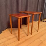 Paire de tables d'appoint, Danemark, années 1960.