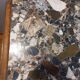 wood and marble bedside table, art deco