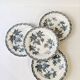 4 assiettes terre de fer Clairefontaine, modèle Righi