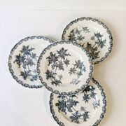 4 assiettes terre de fer Clairefontaine, modèle Righi