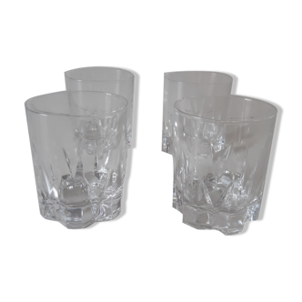 Set of 4 glasses to liqueur