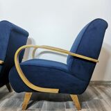 Armchairs by Jindrich Halabala for Up Závody, Set of 3