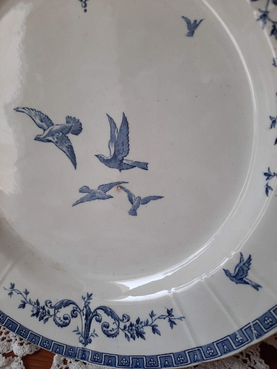 Plate gien marie Antoinette