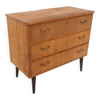 Scandinavian teak chest of drawers, Sweden, 1950